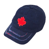 Gorra de béisbol suave personalizable de estilo americano patrón de letras impresas planas con logotipo bordado personalizado característica común de tela