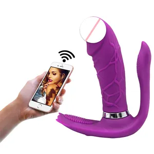 Vibrator Kupu-kupu Nirkabel untuk Wanita, Pakaian Tak Terlihat Wanita, Remote Control, Mainan Seks Masturbasi, Vibrator Celana Dalam