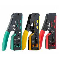 Outil de sertissage de réseau robuste pour câble Ethernet avec connecteur RJ45 8P 6P et coupe-fil