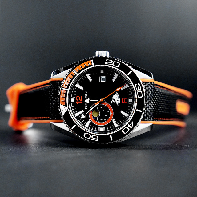 OEM/ODM Custom Watch Manufacturer Luxury Watch Mechanical Moon Phase High Quality Men's Automatic Mechanical Watch