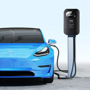 Ruivanda nhà máy giá rẻ giá IP55 treo tường EV sạc 7kW Trạm Sạc cho xe ô tô điện