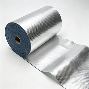 Feuille d'isolation en mousse XPE avec feuille d'aluminium, imperméable, barrière thermique et phonique R5.0, ignifuge, écologique, pour voitures, abris et acier - Product Image 4