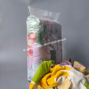 Bolsa de Trapos de Algodón Reciclado para Uso Industrial, Trapos de Lona de Colores Variados, Trapos de Limpieza a Granel - Product Image 1