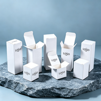 Luxuriöse Maßgefertigte Farbige Quadratische Faltbare Elfenbeinkarton-Box mit Umweltfreundlicher Recycelbarer Verpackung für Parfüm-, Kerzen- und Kosmetikbehälter