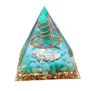 Kogiya <b>Crystal</b> <b>Chip</b> Pyramid Resin Epoxy Craft Desktop Ornament Home Decoration Gift - Product Image 5