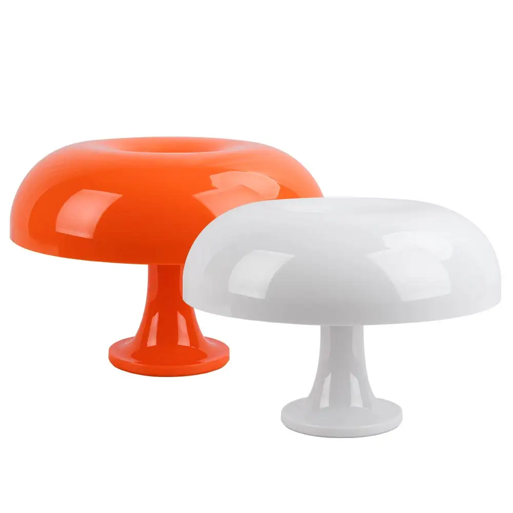 USB fiş ev aydınlatma turuncu masa lambası üreticileri akrilik vurgulayıcı turuncu mantar lamba renk gece lambası