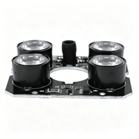 Module d'éclairage infrarouge IR LED 850nm haute puissance personnalisé à 4 LED pour caméra de sécurité CCTV, vision nocturne