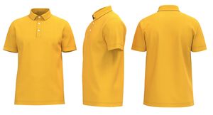 Camisa POLO de verano para hombre de negocios/informal de talla grande, tejido de algodón 100%, manga corta, bordado con solapa, ropa teñida, ajuste holgado - Product Image 6