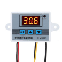Thermostat numérique de refroidissement et de chauffage XH W3002 pour incubateur à œufs avec capteur NTC de 1 m