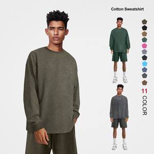 T-shirt vintage lavé de haute qualité en gros AK28, t-shirt surdimensionné à épaules tombantes, t-shirt avec logo personnalisé - Product Image 1