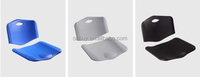 Ensemble d'assise et de dossier de chaise en plastique avec trou pour poignée, coque de chaise ergonomique