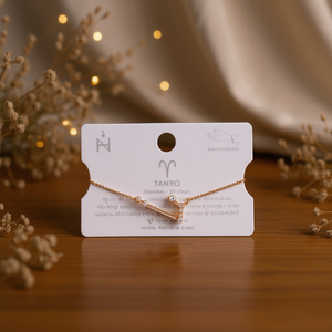 Pulsera de Acero Inoxidable Aries con Diseño de Circonita, Joyería Unisex para Regalo - Product Image 3