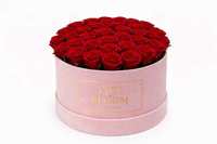 Coffrets Cadeaux Haut de Gamme en Carton Gaufré avec Couvercle et Corde, Recyclables, Logo Personnalisé, Couleurs Rouge/Rose/Blanc, pour Fleurs de Fête des Mères