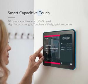 ウォールマウントAndroidPoeタブレット1013.3 15.621.5インチ会議室予約システムディスプレイ、周囲のLEDライト付き - Product Image 2