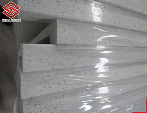 Bán buôn tùy chỉnh pha lê trắng thạch anh nhà bếp bàn 20 + 20 mét nhiều lớp nới lỏng cạnh chi phí-hiệu quả đá nhân tạo - Product Image 3