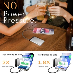 Chargeur portable USB-C LISEN 10000 mAh avec câble intégré 22,5 W pour <span class=keywords><strong>iPhone</strong></span> 17 16 15 Plus Pro Max <span class=keywords><strong>Samsung</strong></span> S25 Ultra Note - Product Image 3