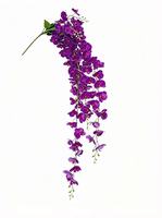 107 mini-orchidées Phalaenopsis artificielles, fausses fleurs pour la décoration de la maison, des mariages, des murs, des vases et des arrangements