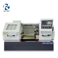 Torno CNC de Servicio Pesado CK6140 Fanuc/GSK de 380V, Torno de Cama Plana para Mecanizado de Piezas de Eje y Disco Metálicos