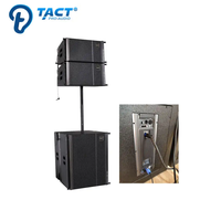Système de Sonorisation Professionnel Étanche Line Array de 10 Pouces avec Caisson de Basses et Grand Ensemble Complet pour Extérieur