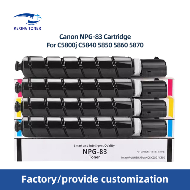 Professional Toner Source Factory High Quality for NPG83 GPR-61 C-EXV58 Copier Toner CartridgeC5870 C5860 C5850 C5840