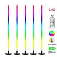Baguettes de fête sans fil étanches IP65 rvb, batons scintillants, bâton de joie, bâton en mousse clignotant