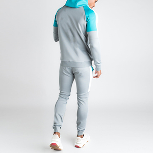 Ultimo Design Colorblock traspirante logo personalizzato da uomo Jogging set di tute personalizzate per allenamento <span class=keywords><strong>calcio</strong></span> - Product Image 2