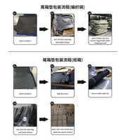 Accessoires de voiture, doublure de coffre en blister, tapis de dossier de siège de voiture 3D, à utiliser pour Toyota HIGHLANDER 2023