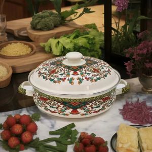 Senny China Factory compra directamente recipientes esmaltados con tapas, recipientes para ramen y ensaladas, y recipientes de almacenamiento esmaltados con tapas. - Product Image 4