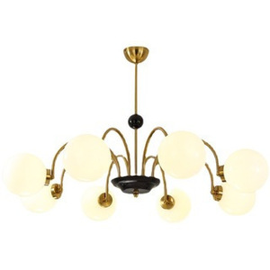 Moderne Nordique Zhongshan Haricot Magique Lampe Style Français Salon Lustre Moyen Vintage Bauhaus Restaurant Chambre Fer Lampe - Product Image 4