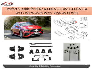 Kit de réparation de rail de toit ouvrant pour Mercedes-Benz 205 117 169 222 176 253 C250 (10 pièces/kit) - Accessoires automobiles et autres pièces détachées - Product Image 6