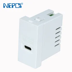 Single USB AC Power Outlet USB Desktop Outlet 45*22.5mm 5V 2.1A USB Wall Socket Outlet