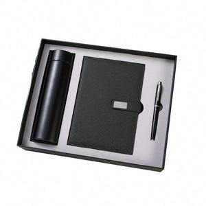 Luxury Corporate Gift <b>Set</b> Luxury Vacuum Cup <b>Notebook</b> Executive Kits Business Promotional Gift <b>Set</b> With Box - Product Image 1
