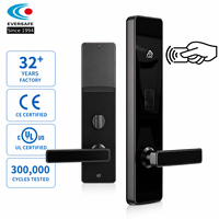 Sistema de Cerradura de Puerta de Hotel de Acero 304 a Prueba de Polvo |   Tarjeta Inteligente RFID de 13.56MHz con Software Gratuito para Hotel y Dormitorio UL