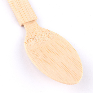 <span class=keywords><strong>Couverts</strong></span> jetables en bambou détachables : couteaux, fourchettes et cuillères multifonctionnels - Product Image 3