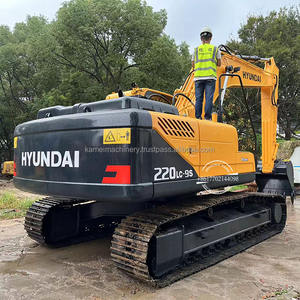 Excavadora hidráulica sobre orugas Hyundai Mini 220-9s con componentes de motor de núcleo usado Original bien mantenido 210LC 220 225LC - Product Image 1