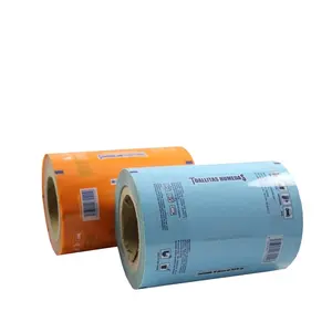 Gravure printed bopp pe composite plastic soap bar packaging film on roll