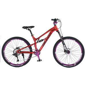 <span class=keywords><strong>VTT</strong></span> d'Usine 10/8 Vitesses Cadre en Aluminium Vélo <span class=keywords><strong>de</strong></span> Montagne 26 Pouces Amortisseur <span class=keywords><strong>de</strong></span> Descente à Double Épaule - Product Image 2