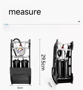 Bomba <span class=keywords><strong>de</strong></span> <span class=keywords><strong>Aire</strong></span> <span class=keywords><strong>para</strong></span> Bicicleta <span class=keywords><strong>de</strong></span> Aluminio <span class=keywords><strong>de</strong></span> Alta Presión, Cilindro Simple/Doble, 130-160 PSI, Válvula Presta, Portátil, Universal <span class=keywords><strong>para</strong></span> <span class=keywords><strong>Bicicletas</strong></span> - Product Image 5