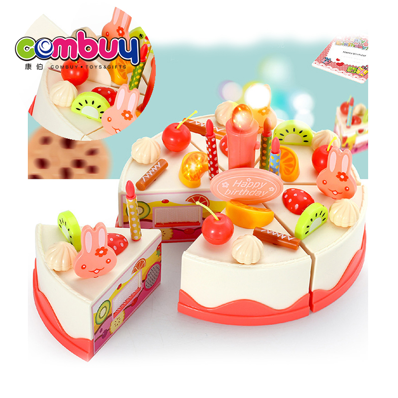 Juguete De Pastel De Madera Para Niños – Set De Cumpleaños Con Velas Y Estrella, Juego De Rol Y Aprendizaje