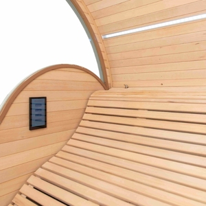 Sauna de Infrarrojos Lejanos de Acrílico ETL SAA CE con Diseño Moderno, Madera de Hemlock Sólida y Concentrador de Oxígeno - Product Image 5