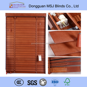 Styles d'intérieur <span class=keywords><strong>bois</strong></span> stores échelle cordon cordon inclinaison 50mm en <span class=keywords><strong>bois</strong></span> massif <span class=keywords><strong>latte</strong></span> <span class=keywords><strong>bois</strong></span> aveugle - Product Image 2