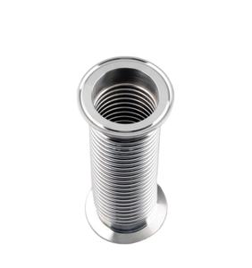 KQ 304 körük paslanmaz çelik oluklu boru üçlü kelepçe geçme burç esnek hortum körük - Product Image 3