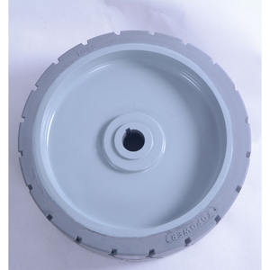 Rueda para Plataforma Elevadora de Tijera Topower 15x5 de Poliuretano con Rodamiento de Bolas y Banda de Rodadura Firme, Gris, para Genie GS2646 GS3246 - Product Image 2