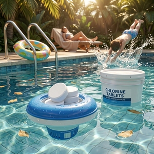Nouvel Arrivage – Comprimés <span class=keywords><strong>de</strong></span> <span class=keywords><strong>Nettoyage</strong></span> <span class=keywords><strong>de</strong></span> Piscine 3 Pouces (7,5 cm) – Produits Chimiques pour Traitement <span class=keywords><strong>de</strong></span> l'Eau – Marque OEM – Comprimés pour Agents Auxiliaires Chimiques - Product Image 4