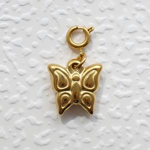 Colgante de Acero Inoxidable con Diseño de Estrella, Mariposa y Joker, Chapado en Oro de 18K, Accesorios de Joyería DIY para Collar y Pulsera, Dijes Elegantes - Product Image 4