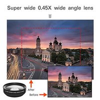 Nouvelle personnalisation, objectif macro pour téléphone 0,45x, ultra grand angle, caméra mobile pour les passionnés de photographie, téléphone portable et accessoires