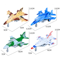 Mini avion de chasse de simulation personnalisé en gros pour enfants Modèle réduit d'avion de rebond en alliage pour garçon