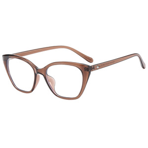Montures de lunettes œil de chat à monture complète pour femmes, anti-lumière bleue, légères, 55-18-143 C1 CE - Product Image 4