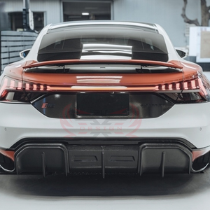 Accessoires automobiles E-TRON GT, séparateur de pare-chocs arrière pour <span class=keywords><strong>Audi</strong></span> E-TRON GT 2020-2024, diffuseur arrière en carbone sec - Product Image 2