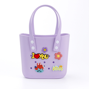 Bolso <span class=keywords><strong>de</strong></span> playa <span class=keywords><strong>de</strong></span> EVA ultraligero superventas 2026, mini bolso <span class=keywords><strong>de</strong></span> playa impermeable para mujer, almacenamiento DIY con agujeros para niños, bonito bolso <span class=keywords><strong>de</strong></span> playa - Product Image 3